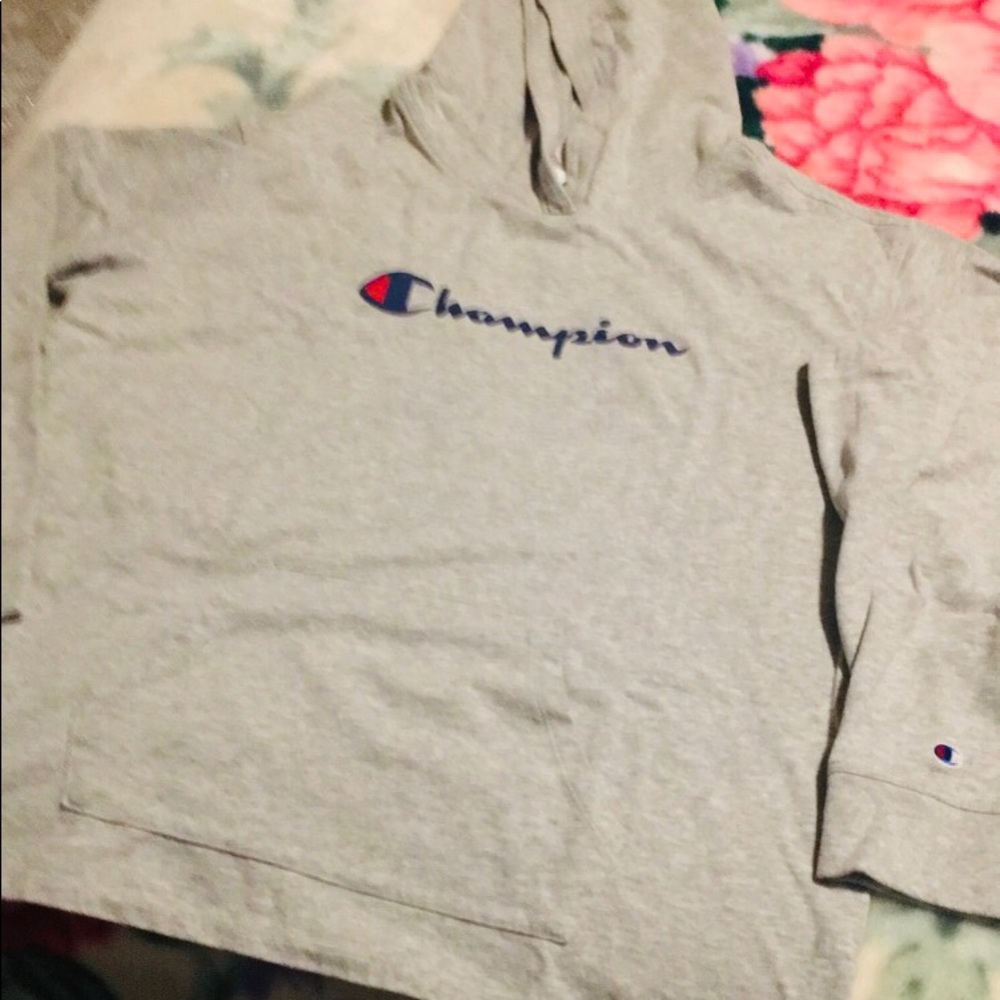 Men’s champion grey hoodie - Picture 2 of 4